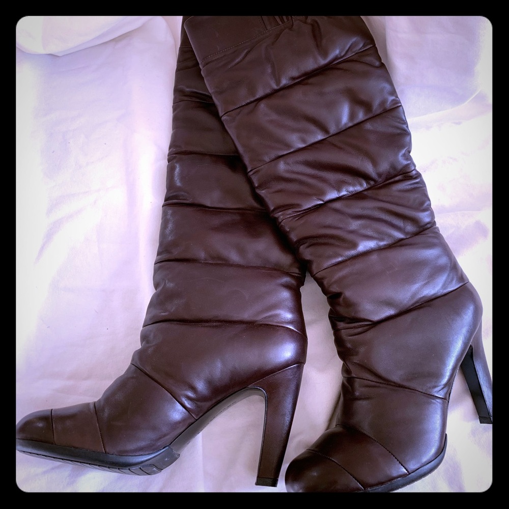 United Nude brown leather tall boots. Size 41. NWT